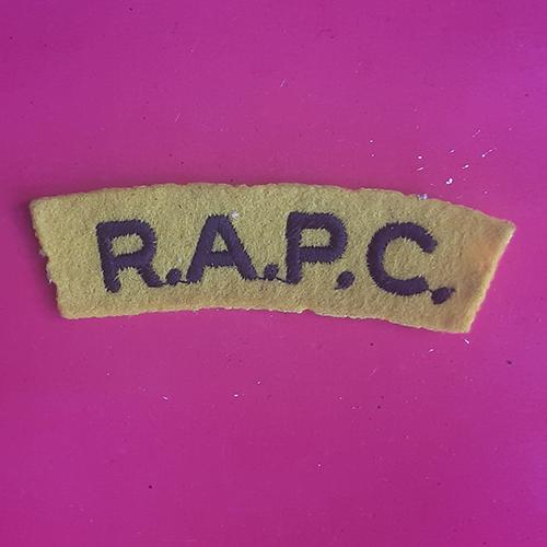 The Royal Army Pay Corps - Woven Shoulder Title.