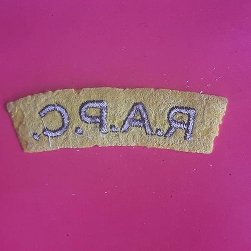 The Royal Army Pay Corps - Woven Shoulder Title. - Image 2