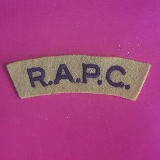 The Royal Army Pay Corps - Woven Shoulder Title.