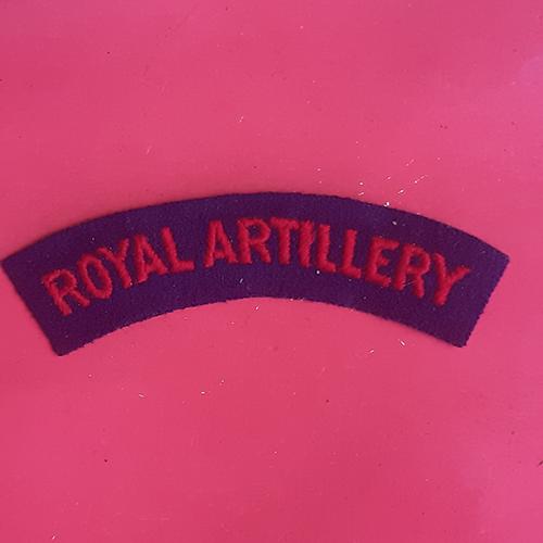 The Royal Artillery - Woven Shoulder Title.