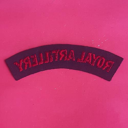 The Royal Artillery - Woven Shoulder Title. - Image 2