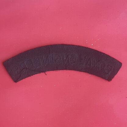 The Royal Engineers - Woven Shoulder Title. - Image 2