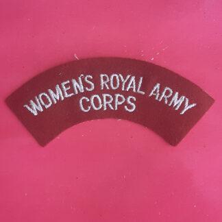 The Women's Royal Army Corps - Woven Shoulder Title.