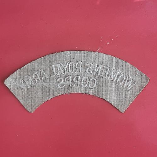 The Women's Royal Army Corps - Woven Shoulder Title. - Image 2