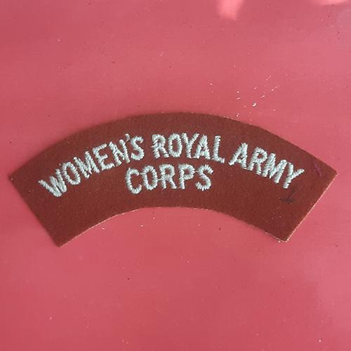 The Women's Royal Army Corps - Woven Shoulder Title.