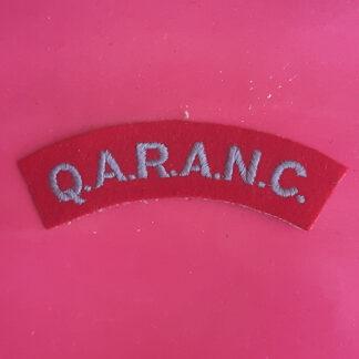 Queen Alexandra's Royal Army Nursing Corps - Woven Shoulder Title.