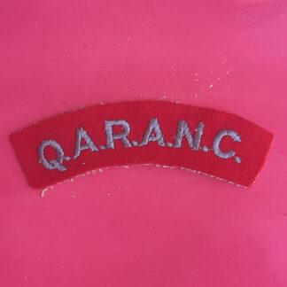 Queen Alexandra's Royal Army Nursing Corps - Woven Shoulder Title.