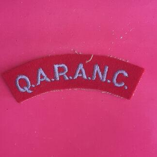 Queen Alexandra's Royal Army Nursing Corps - Woven Shoulder Title.