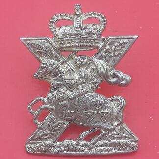 The Highland Yeomanry - Queen's Crown Officer's Cap Badge.