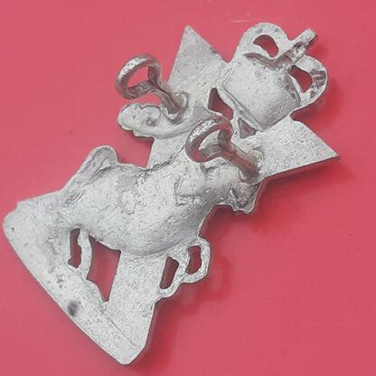 The Highland Yeomanry - Queen's Crown Officer's Cap Badge. - Image 2
