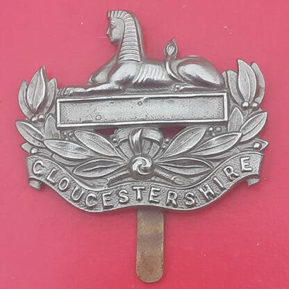 The 4th/5th Territorial Battalion The Gloucestershire Regiment - White Metal Cap Badge