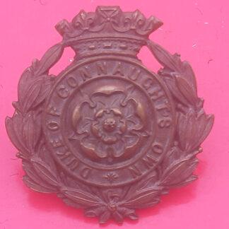 6th Royal Hampshire Regiment (Duke of Connaught's Own) - Officer's Service Dress Bronze Cap Badge.