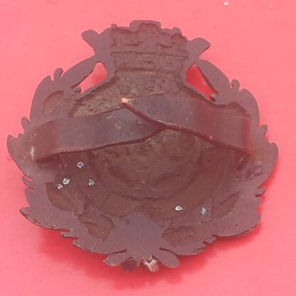 6th Royal Hampshire Regiment (Duke of Connaught's Own) - Officer's Service Dress Bronze Cap Badge. - Image 2