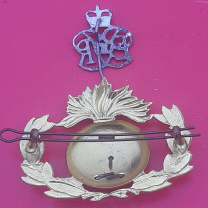 The Royal Marine Band Portsmouth - Silver & Gilt Cap Badge. - Image 2