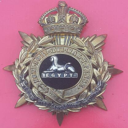 The East Lanashire Regiment - Officer's Sliver & Gilt Helmet Plate