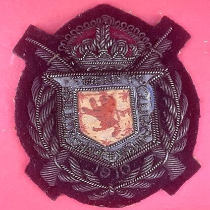 1910 Scottish Twenty Club Championships - Bullion Blazer Badge.