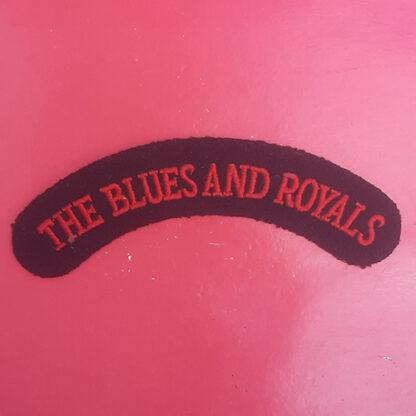 The Blues & Royals - Cloth Shoulder Title.