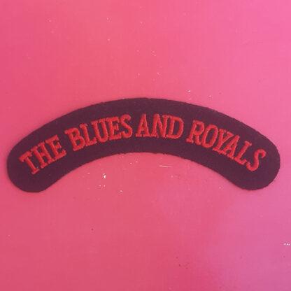 The Blues & Royals - Cloth Shoulder Title.