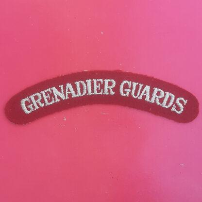 The Grenadier Guards - Cloth Shoulder Title.