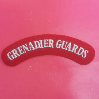 The Grenadier Guards - Cloth Shoulder Title.