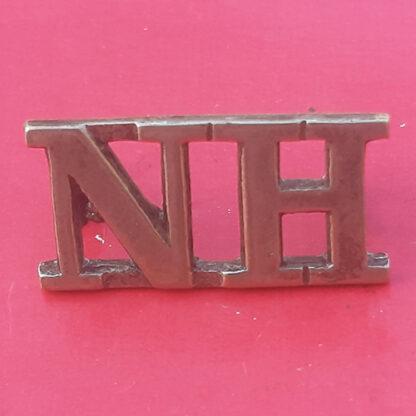 The Northumberland Hussars - Officers Silver Shoulder Title.