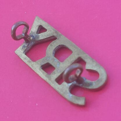 The Sherwood Rangers Yeomanry - Gilding Metal Shoulder Title. - Image 2