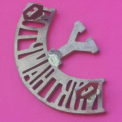 The Northamptonshire Yeomanry - Gilding Metal Shoulder Title. - Image 2