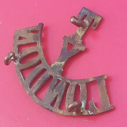 The London Yeomanry Territorials - Gilding Metal Shoulder Title. - Image 2