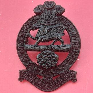 The Princess Of Wales's Royal Regiment - Bronzed Cap Badge