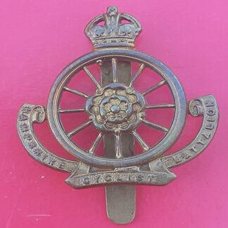 The Hampshire Cyclist Battalion - King's Crown Gilding Metal Cap Badge