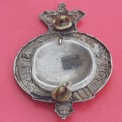 The Tower Hamlets Rifles - Queen Victoria's Crown Silver Pouch Badge. - Image 2