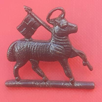 The Queen's (Royal West Surrey) - Officers Service Dress Collar Badge.