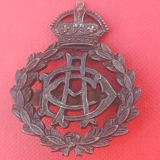The Royal Army Dental Corps - King's Crown Officers Service Dress Cap Badge.