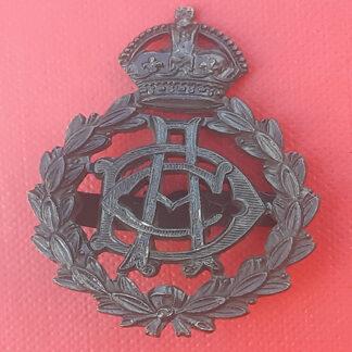 The Royal Army Dental Corps - King's Crown Officers Service Dress Cap Badge.