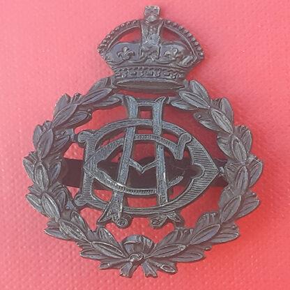 The Royal Army Dental Corps - King's Crown Officers Service Dress Cap Badge.