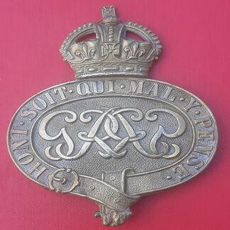 The Grenadier Guards - George VI Gilding Metal Valise Badge.