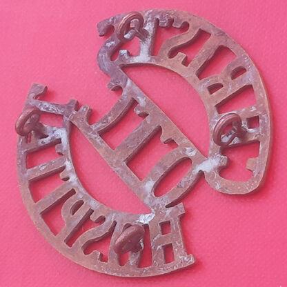 Christ's Hospital O.T.C - Gilding Metal Shoulder Title. - Image 2