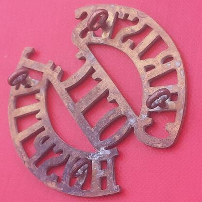 Christ's Hospital O.T.C - Gilding Metal Shoulder Title. - Image 2