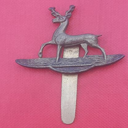 The Hertfordshire Yeomanry - Gilding Metal Cap Badge.
