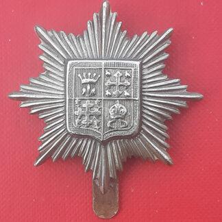 13th County Of London (Kensington) - White Metal Cap Badge.