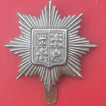 13th County Of London (Kensington) - White Metal Cap Badge.