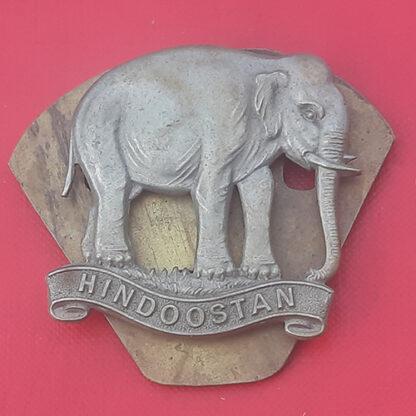 27th Lancers - N.C.O's White Metal Arm Badge.