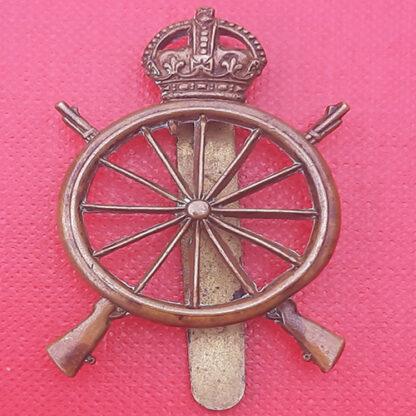 The Northern Cyclists - King's Crown Gilding Metal Cap Badge.