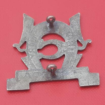 (India) 1st Cavalry Baroda - Cast White Metal Cap Badge. - Image 2