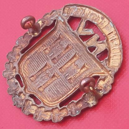 The Dublin Regiment National Volunteers - Gilding Metal Cap Badge. - Image 2