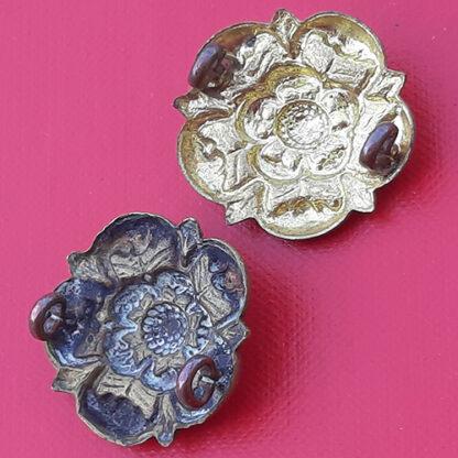 The East Lancashire Regiment - Gilding Metal Collar Badges. - Image 2