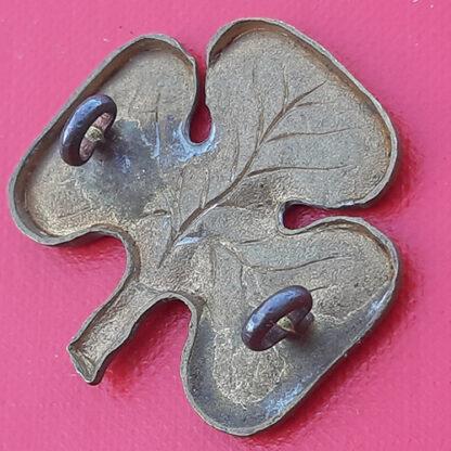 The Irish Guards - Large Pattern Gilding Metal Collar Badge. - Image 2