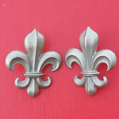 The Manchester Regiment - White Metal Collar Badges.