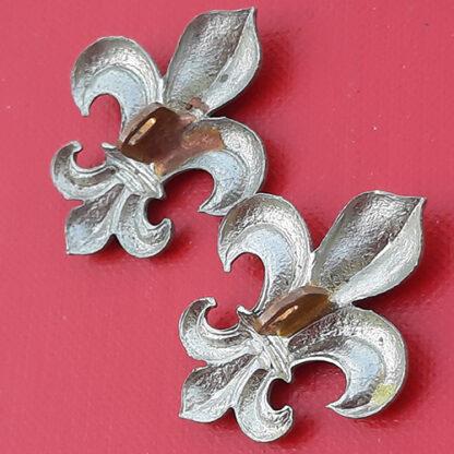 The Manchester Regiment - White Metal Collar Badges. - Image 2
