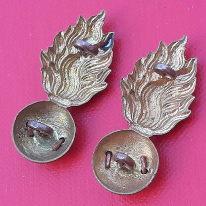 The Royal Scots Fusiliers - Bi Metal Collar Badges. - Image 2